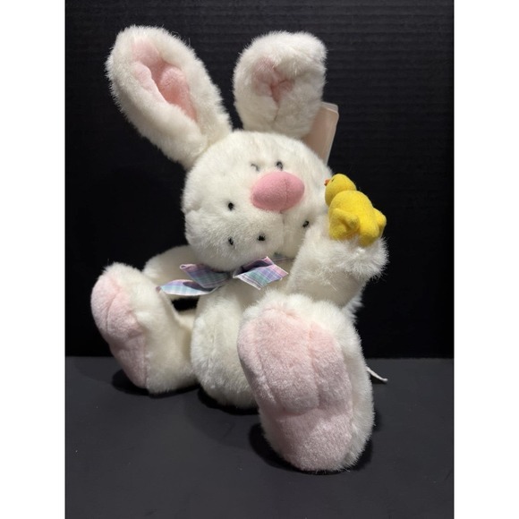 Russ Other - Vintage Russ Berrie Easter Plush W/chick White Rabbit 1994 W/tag